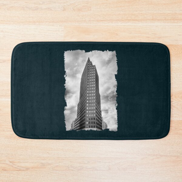 Item preview, Berliner Turm Potsdamer Platz Wolkenkratzer Stadtbild in Schwarzweiß   designed and sold by SnapyLands.