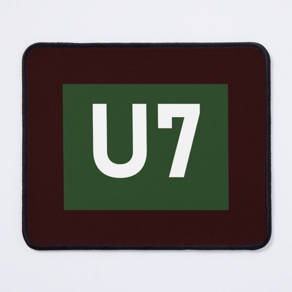 Item preview, Berliner U-Bahn Liniensymbole U7 designed and sold by SnapyLands.