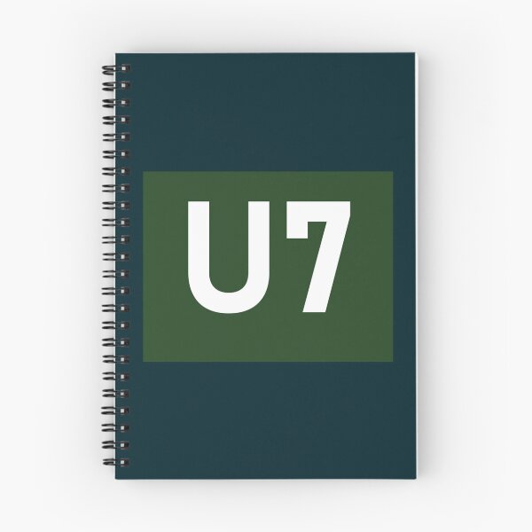Item preview, Berliner U-Bahn Liniensymbole U7   designed and sold by SnapyLands.