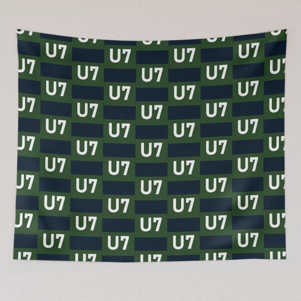 Item preview, Berliner U-Bahn Liniensymbole U7   designed and sold by SnapyLands.