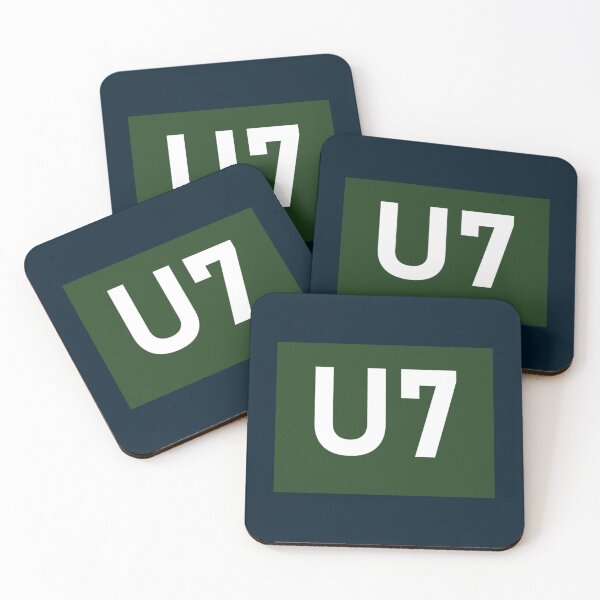 Item preview, Berliner U-Bahn Liniensymbole U7   designed and sold by SnapyLands.