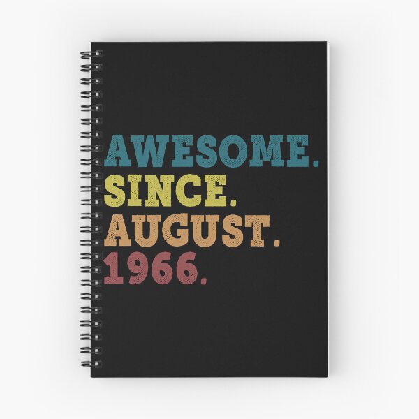 Item preview, Awesome Since August 1966 Retro Vintage 56th Birthday Gift designed and sold by designbychow.