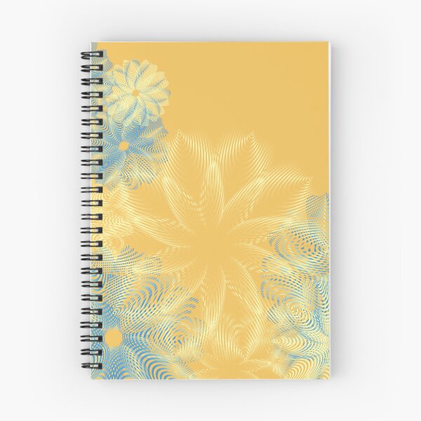 Item preview, Floral abstracto amarillo dorado y azul designed and sold by DonnaSiggy.