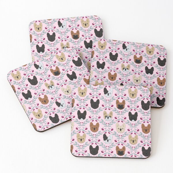Item preview, Pardon my Frenchie (Pink) designed and sold by Spinyflowerart.