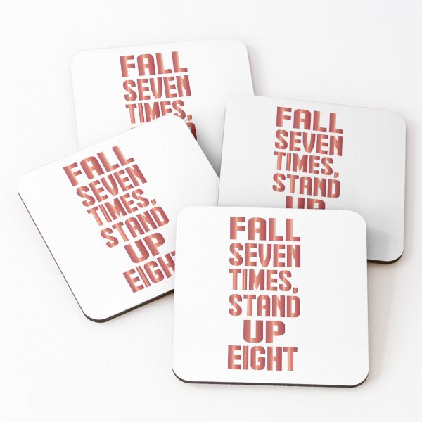 Item preview, Fall seven times, stand up eight designed and sold by AnisosPteron.