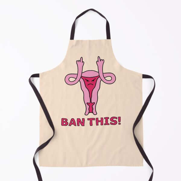 Item preview, BAN THIS! Pro Choice Cartoon Uterus designed and sold by BowEchoMedia.