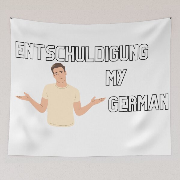 Item preview, Entschuldigung my german designed and sold by vera-vera.