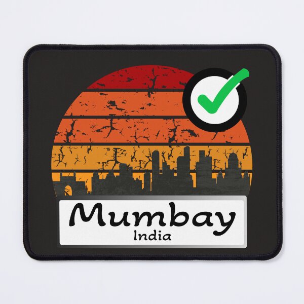 Artikelvorschau, Indien Mumbai Skyline Jahrgang entworfen und verkauft von WhereIsTravis.