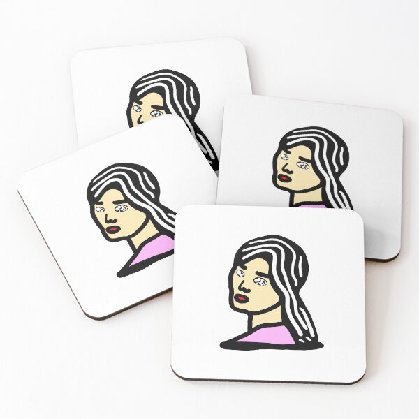 Item preview, a women have their own facial expressions and thoughts designed and sold by crazyhome.