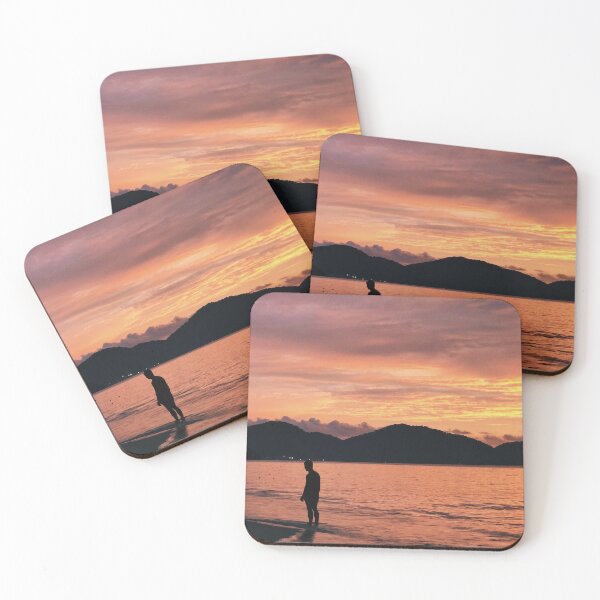 Item preview, Beach sunset designed and sold by FigureAndFold.