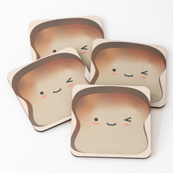 Item preview, Kawaii Bread Aesthetic Shokupan Milk Bread Toast designed and sold by The-Goods.