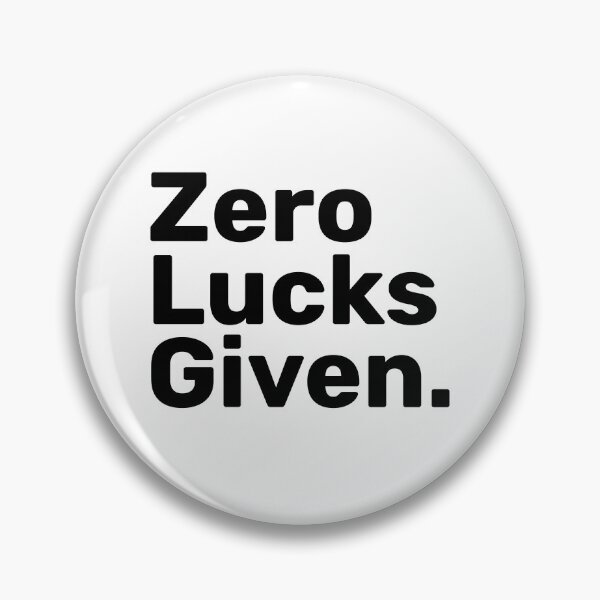 Item preview, Zero Lucks Given. | Irish puns designed and sold by BopleDesigns.