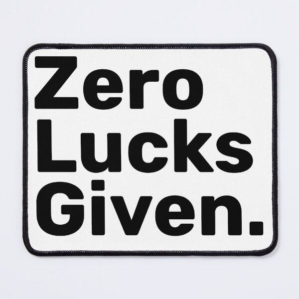 Item preview, Zero Lucks Given. | Irish puns designed and sold by BopleDesigns.