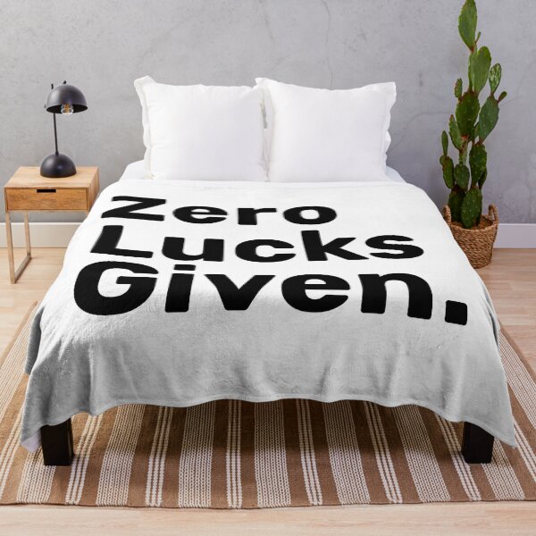 Item preview, Zero Lucks Given. | Irish puns designed and sold by BopleDesigns.