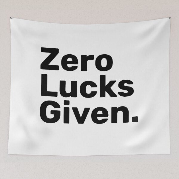 Item preview, Zero Lucks Given. | Irish puns designed and sold by BopleDesigns.
