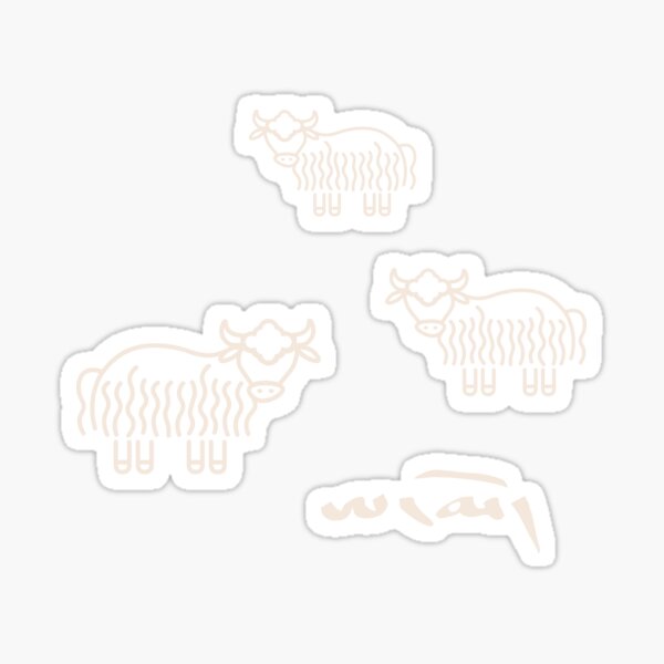 Yaks Stickers for Sale, Free US Shipping