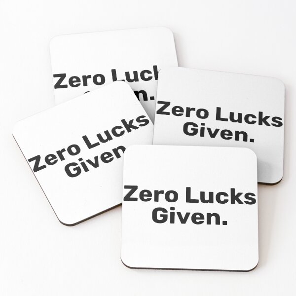 Item preview, Zero Lucks Given | Irish puns designed and sold by BopleDesigns.