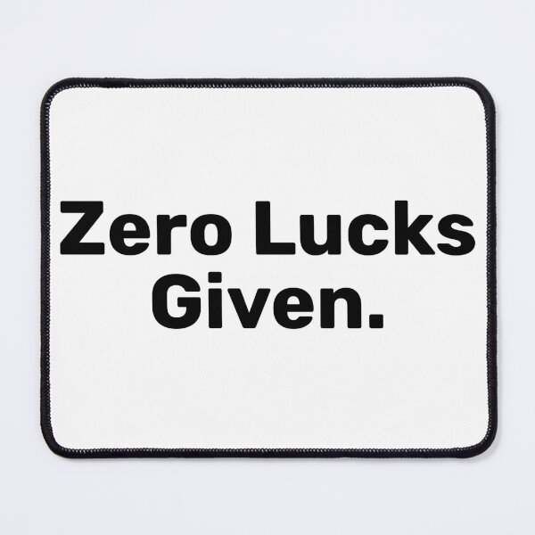 Item preview, Zero Lucks Given | Irish puns designed and sold by BopleDesigns.