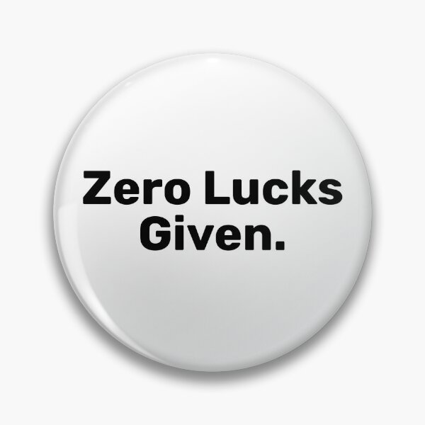 Item preview, Zero Lucks Given | Irish puns designed and sold by BopleDesigns.