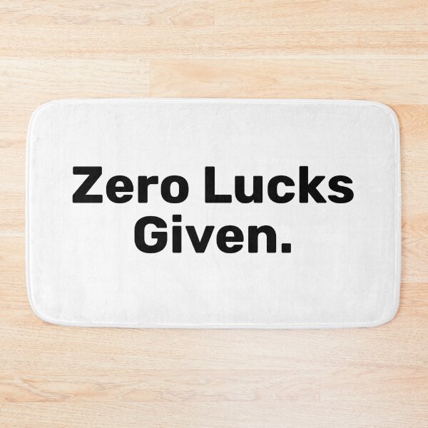 Item preview, Zero Lucks Given | Irish puns designed and sold by BopleDesigns.