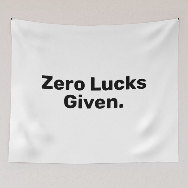 Item preview, Zero Lucks Given | Irish puns designed and sold by BopleDesigns.