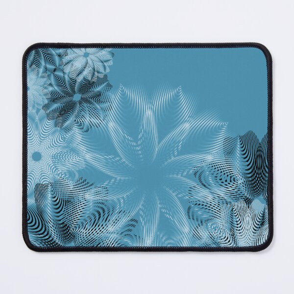 Item preview, Blue and Black Abstract Floral Design designed and sold by DonnaSiggy.