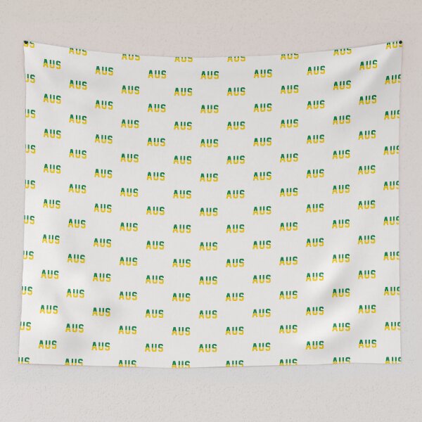 Item preview, AUS (Australia) Green / Gold / White Background designed and sold by PEK1787.
