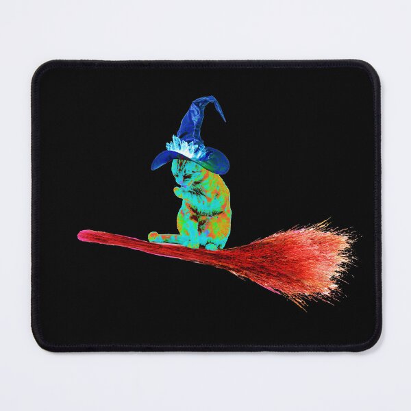 Item preview, Witchy Cat Broom designed and sold by MamuBabu.
