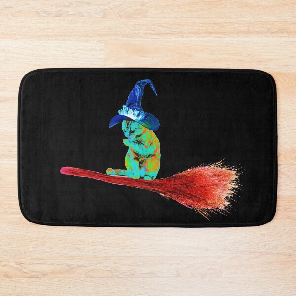 Item preview, Witchy Cat Broom designed and sold by MamuBabu.