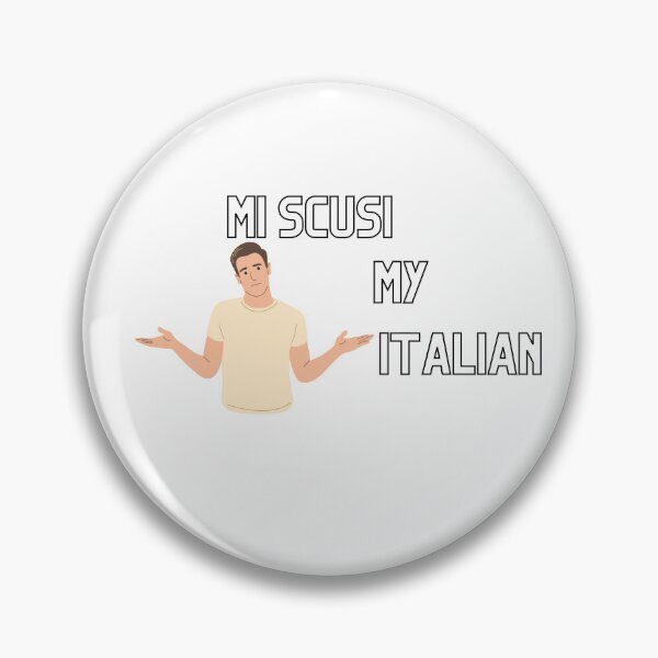 Item preview, mi scusi my Italian designed and sold by vera-vera.