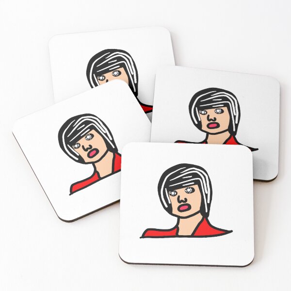 Item preview, a woman have their own facial expressions and thoughts designed and sold by crazyhome.