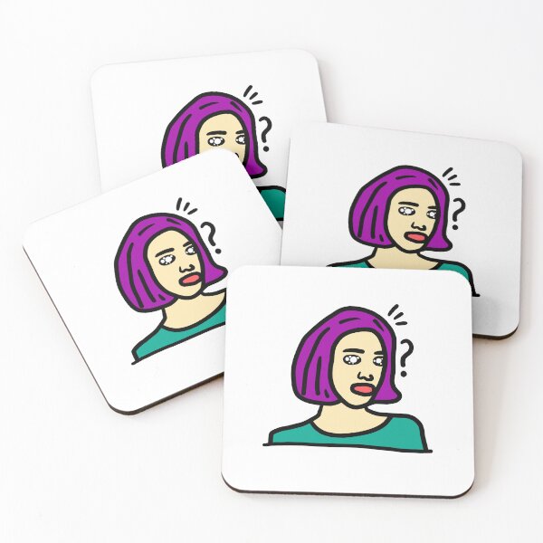 Item preview, a woman have their own facial expressions and thoughts designed and sold by crazyhome.