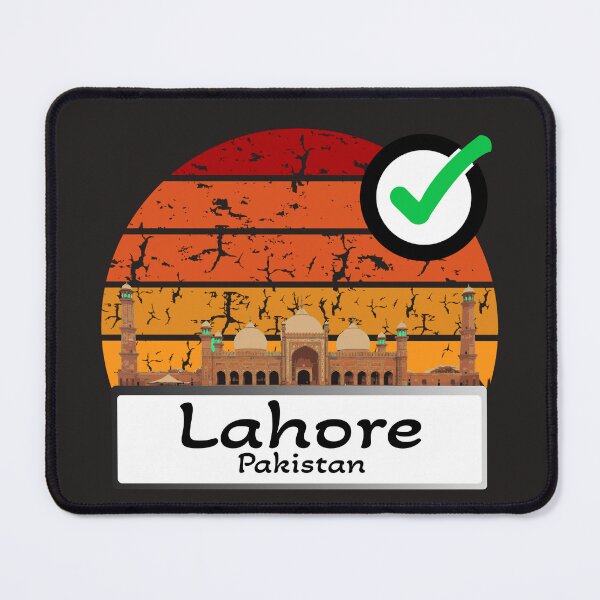 Item preview, Pakistan lahore Skyline color designed and sold by WhereIsTravis.