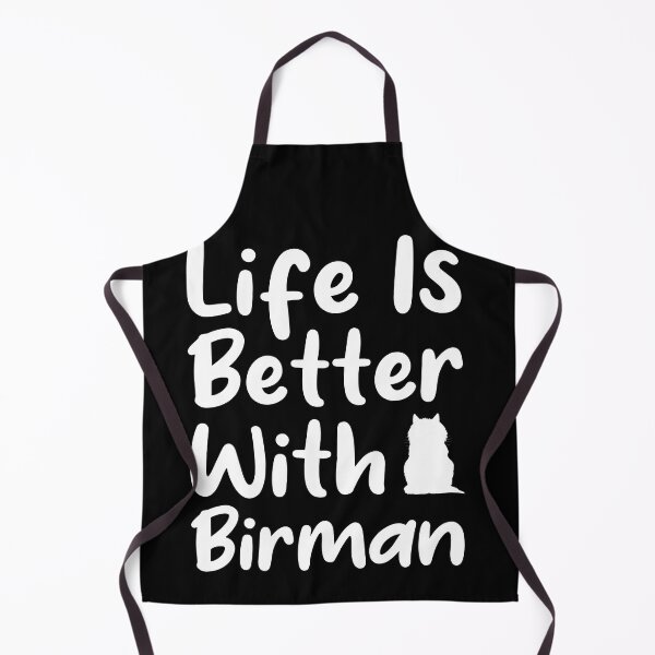 Item preview, Funny Cat Quote, Life Is Better With A Birman , Cute Pets Minimalist Design For Birman Cats Lovers designed and sold by awesomedraw.