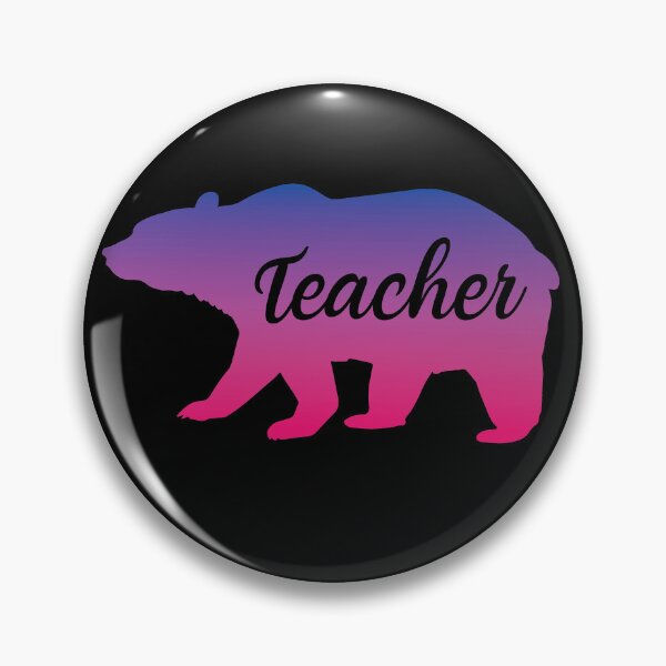 Item preview, Bisexual Pride Teacher Bear LGBTQ+ designed and sold by RoguePixel.