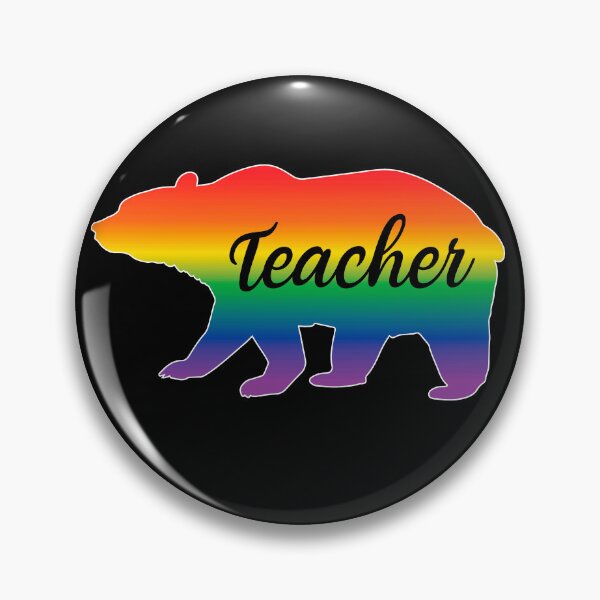 Item preview, Rainbow Pride Teacher Bear LGBTQ+ designed and sold by RoguePixel.