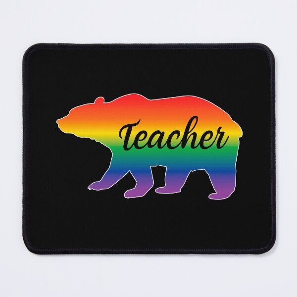 Item preview, Rainbow Pride Teacher Bear LGBTQ+ designed and sold by RoguePixel.