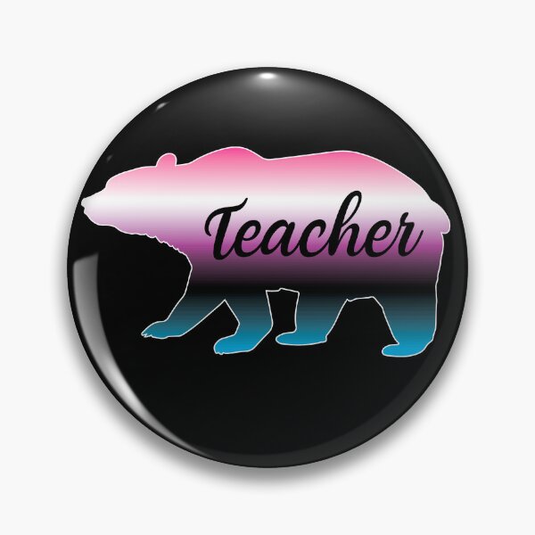Item preview, Genderfluid Teacher Bear LGBTQ+ Pride designed and sold by RoguePixel.