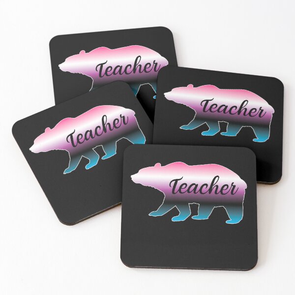 Item preview, Genderfluid Teacher Bear LGBTQ+ Pride designed and sold by RoguePixel.