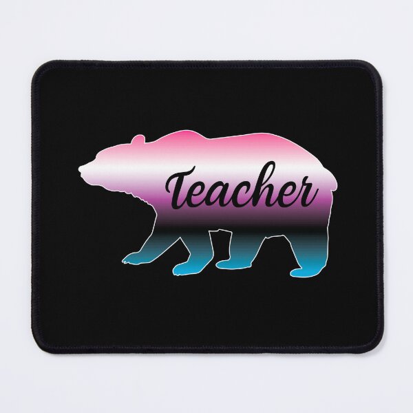 Item preview, Genderfluid Teacher Bear LGBTQ+ Pride designed and sold by RoguePixel.