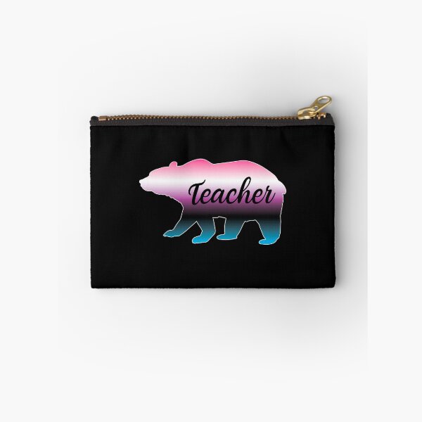 Item preview, Genderfluid Teacher Bear LGBTQ+ Pride designed and sold by RoguePixel.