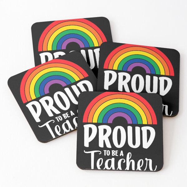 Item preview, Rainbow Pride Proud To Be A Teacher designed and sold by RoguePixel.