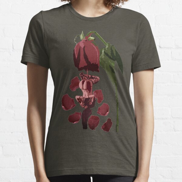 "Ravished Rose" Shibari Japanese Rope Bondage BDSM Kink Essential T-Shirt