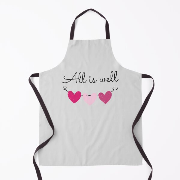 Item preview, All is well - positive affirmation with hearts designed and sold by PausePapote.