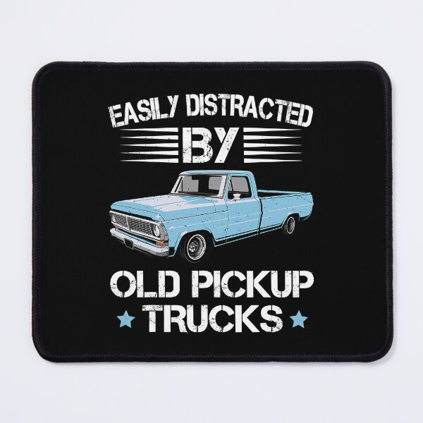 Item preview, Easily Distracted By Old Pickup Trucks Humor Gifts Trucker designed and sold by GardNewerd.