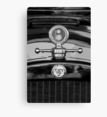 1928 Dodge Brüder Hood Ornament - Moto Meter-1226bw Leinwanddruck