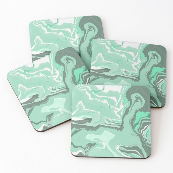 Item preview, Mint and White Summer Marble  Background designed and sold by Poonam Shinde.