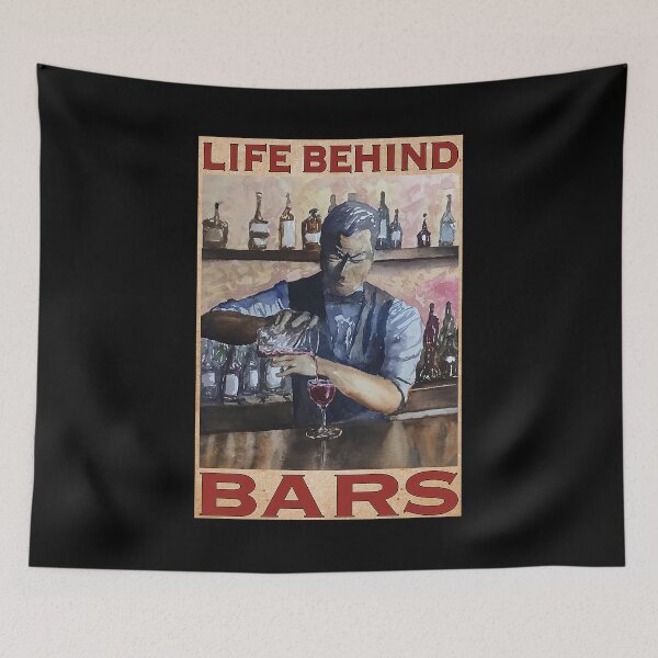 Item preview, BARTENDER Life Behind Bars  designed and sold by koenhfu06.