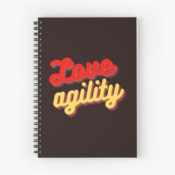 Item preview, Love agility in red and yellow in vintage style designed and sold by PausePapote.