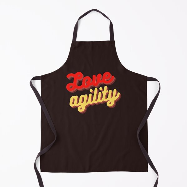 Item preview, Love agility in red and yellow in vintage style designed and sold by PausePapote.
